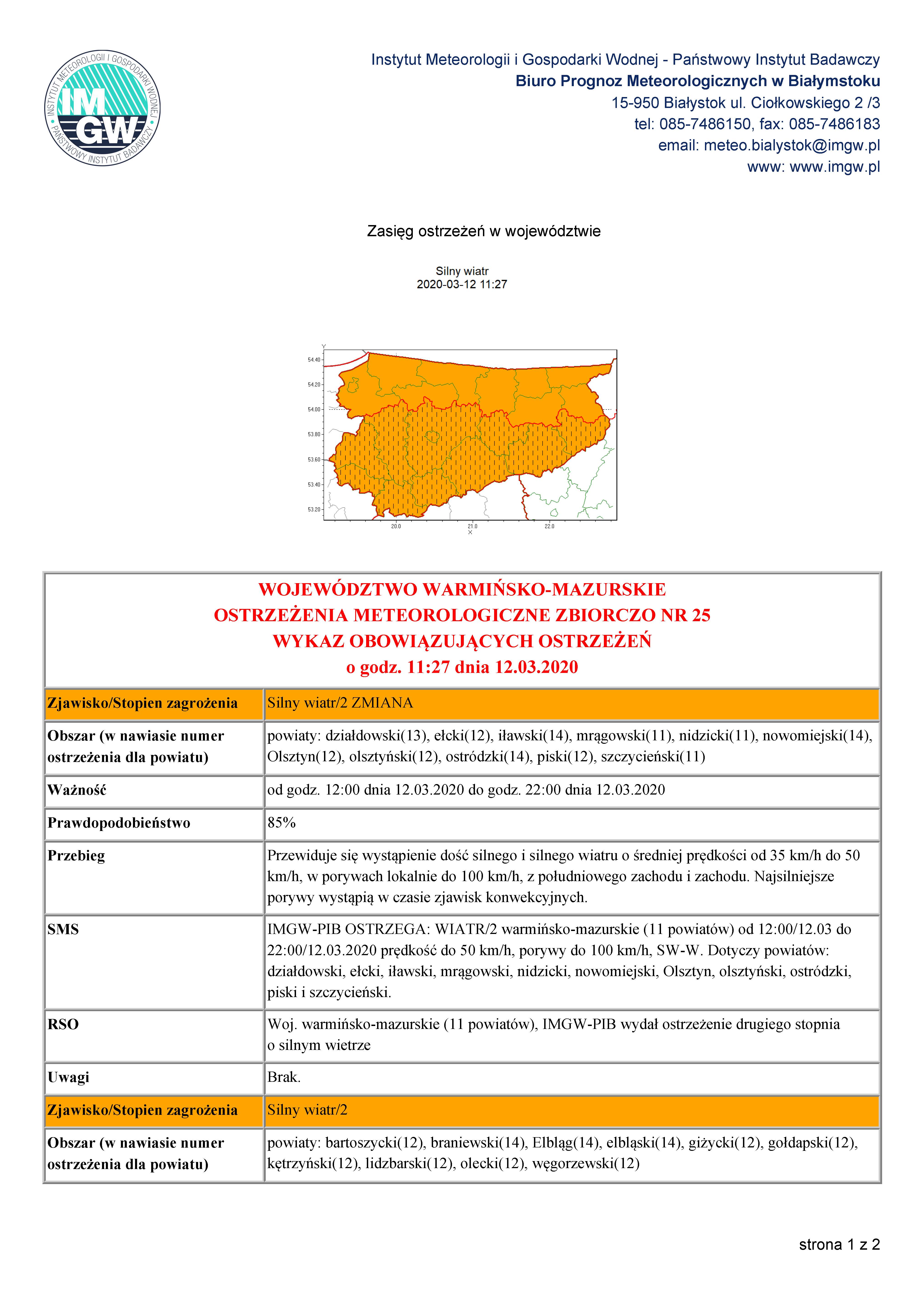 Informacja Strona 1