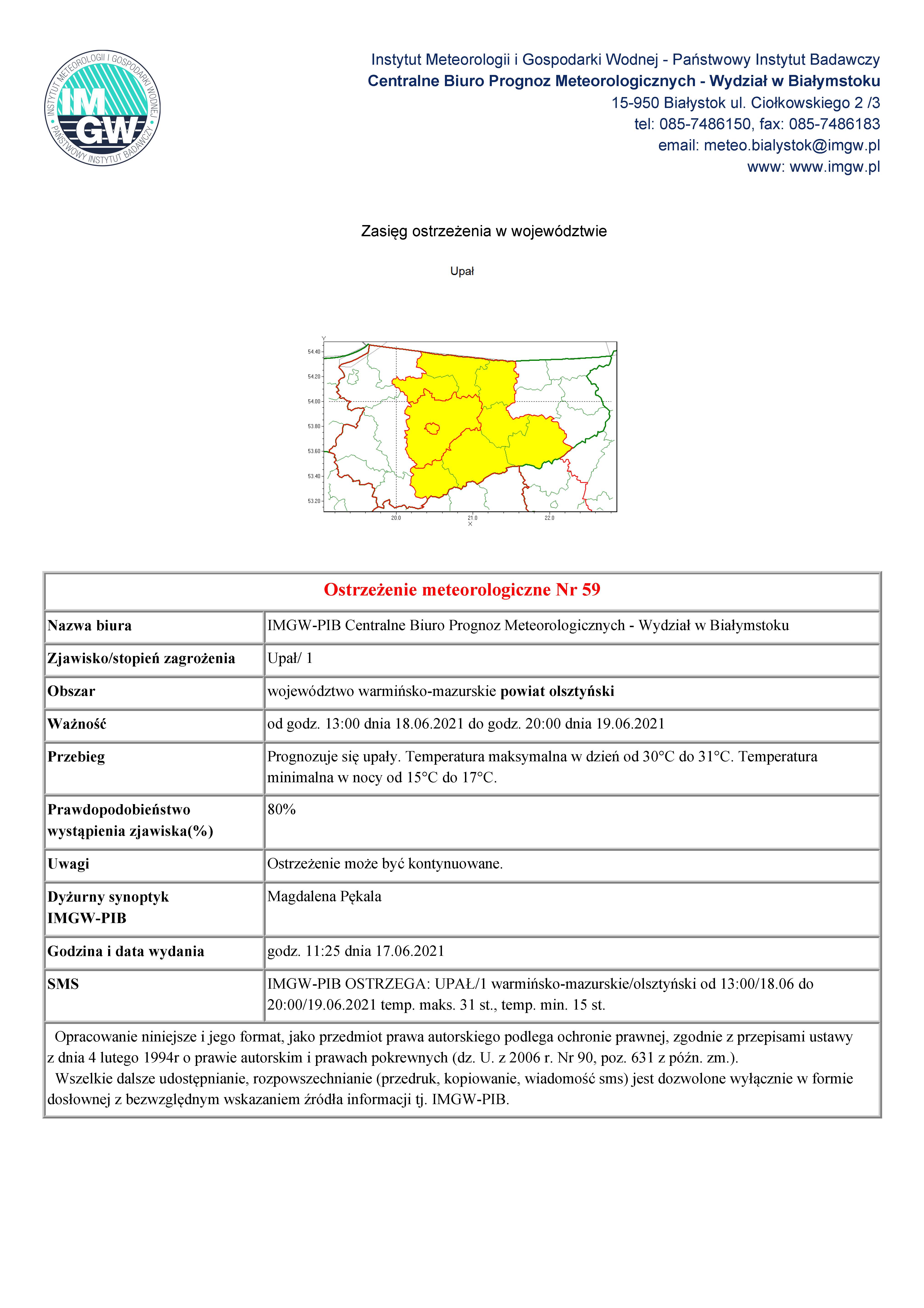 ostrzezenie meteorologiczne